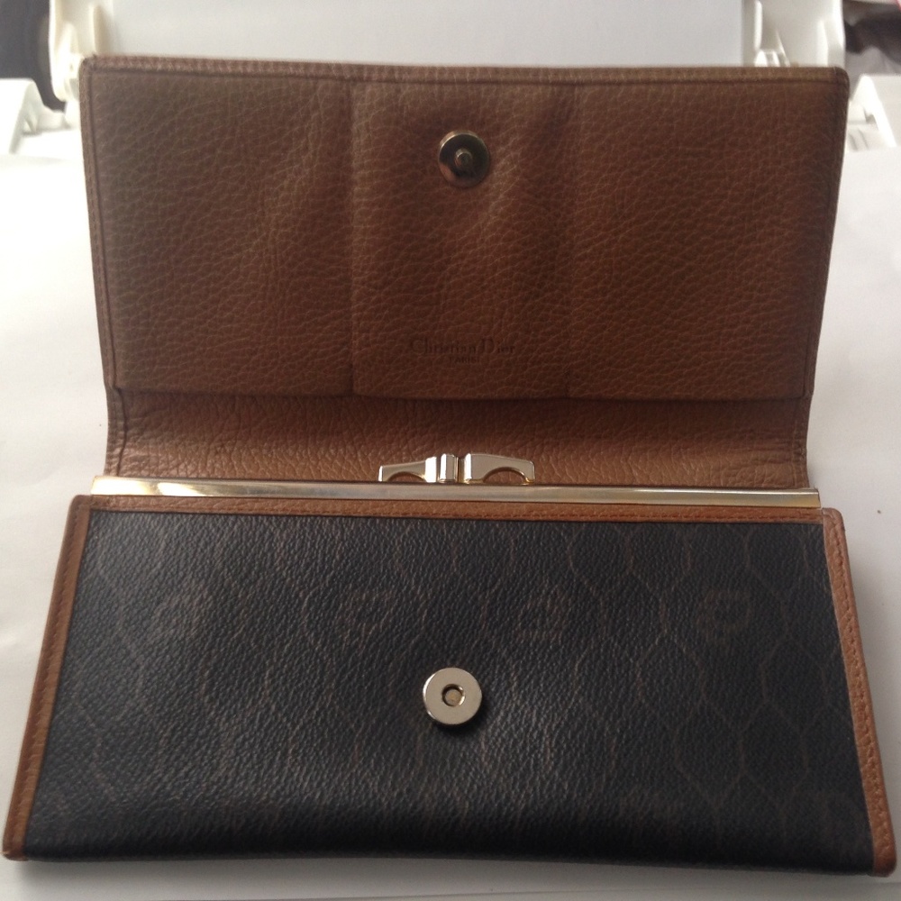 Vintage, Christian Dior Kisslock-Coin- Long Wallet - Picture 1 of 8